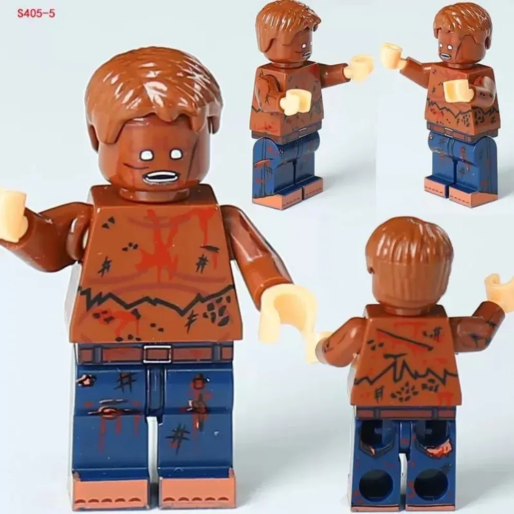 4cm Zombie Anime Figure DIY Peripheral Model Assembling Building Blocks Statue Desktop Decoration Ornaments Birthday Gift Toys view 4