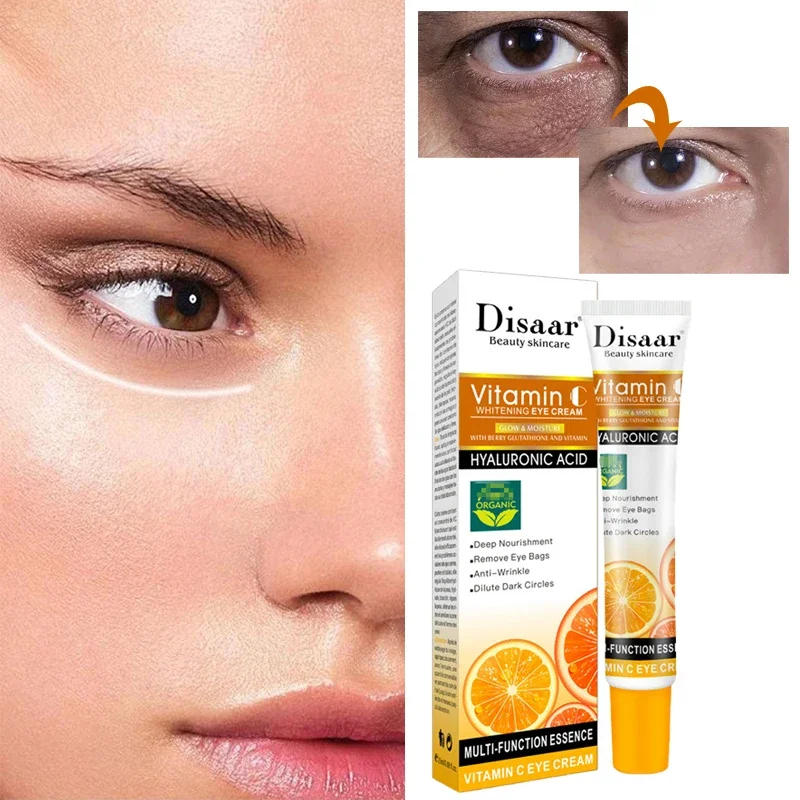 

Eye Cream Remove Dark Circle Anti-Aging Nourish Brighten Firming Fading Fine Lines Deep Hydrate Vitamin C Beauty Skin Care 25ml