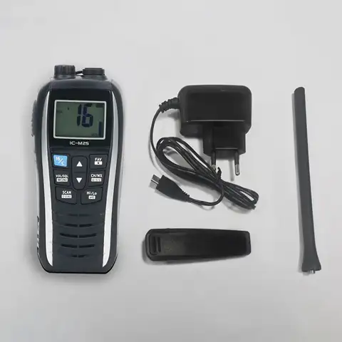 IC-M25 Marine Radio IC M25 Portable VHF Handheld Transceiver walkie talkie