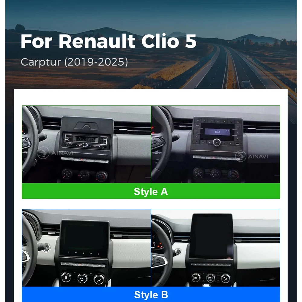 For Renault Clio 5 Captur 2 2020 2021 2022 2023 2024 Android 16 Carplay Car Radio Navigation GPS Multimedia Player Stereo WIFI 4