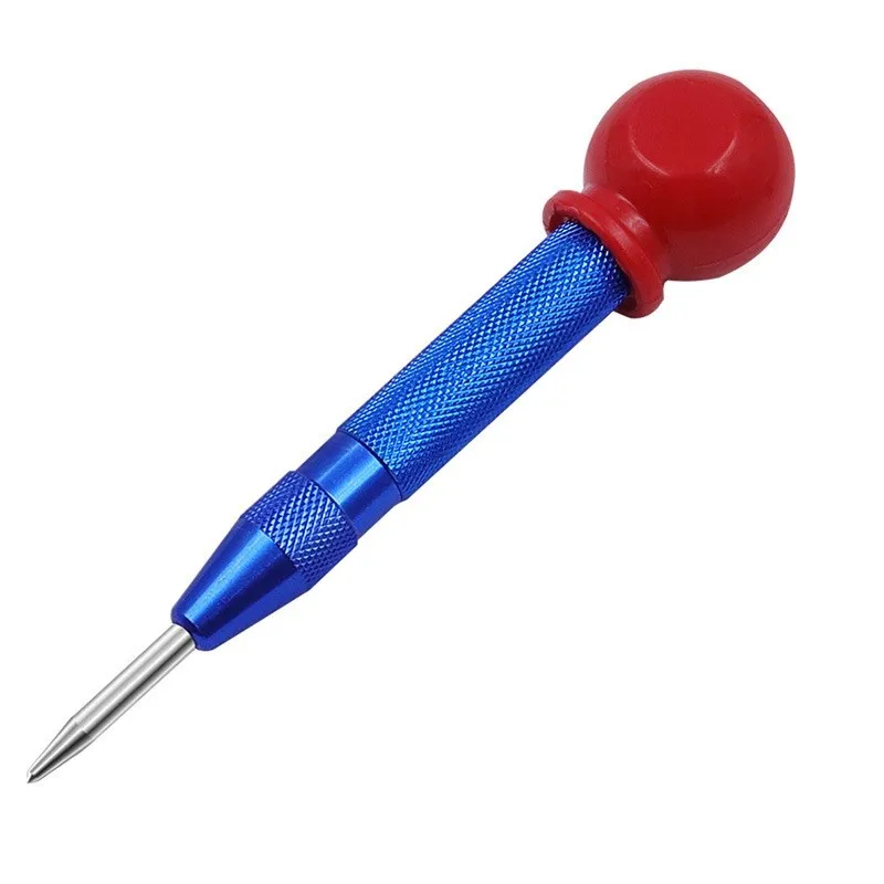 Automatic Center Punch Spring Loaded Marking Drilling Tool Press Dent Marker Suit Wood Board Breaking Glass Parts