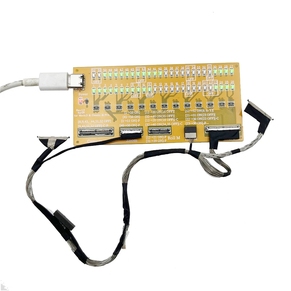 ของแท้Gimbal Arm/มอเตอร์กรอบกล้องสําหรับDJI Mavic 3 Pro Yaw/ม้วนแขนUpper/Lower Damperวงเล็บPTZเครื่องทดสอบสายเคเบิลอะไหล่