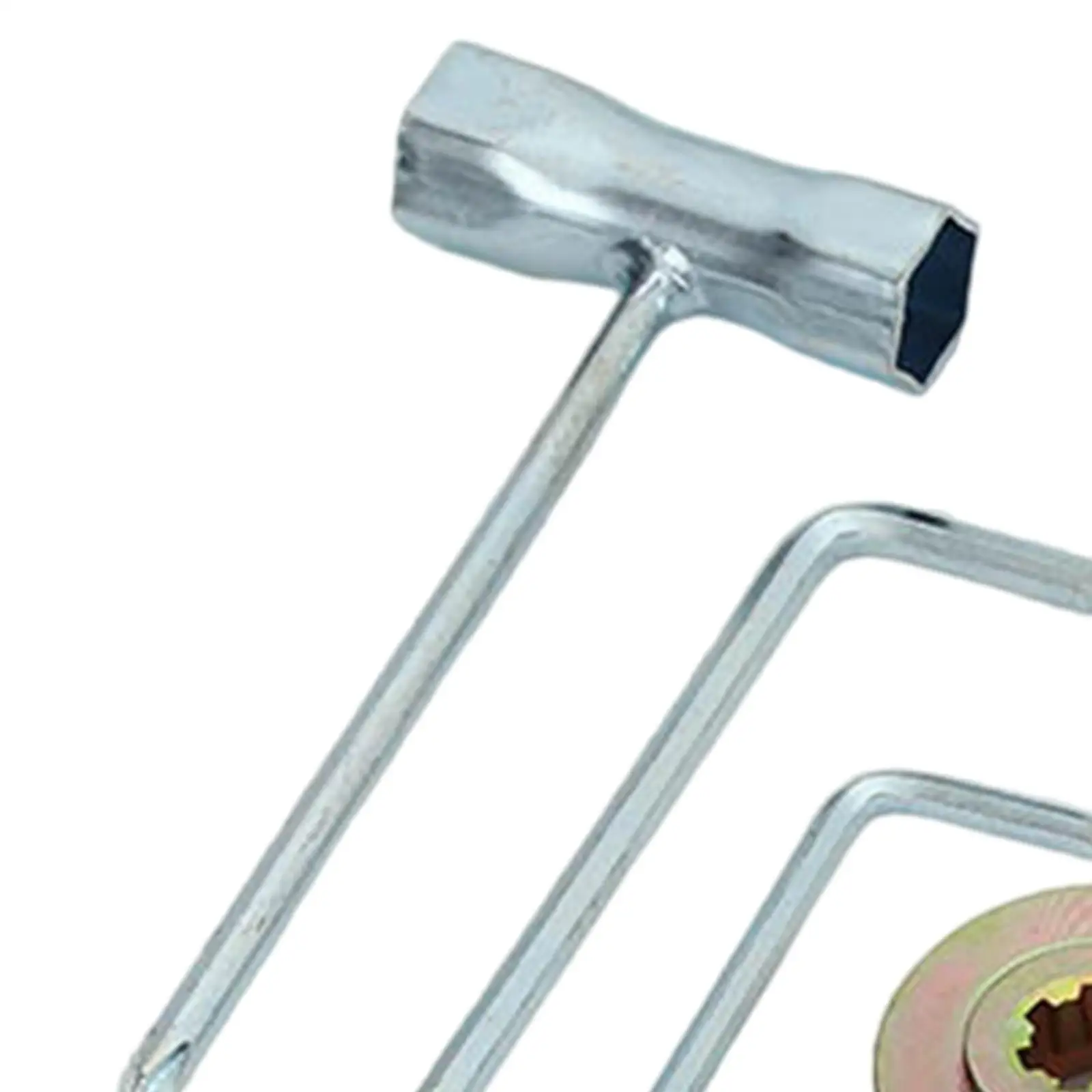 16 Weed Cutter Head Adapter Kit,Brush Cutter Blade Part,1 T Wrench,Lawnmower Blade Adapter Attachment for Gardening Machine