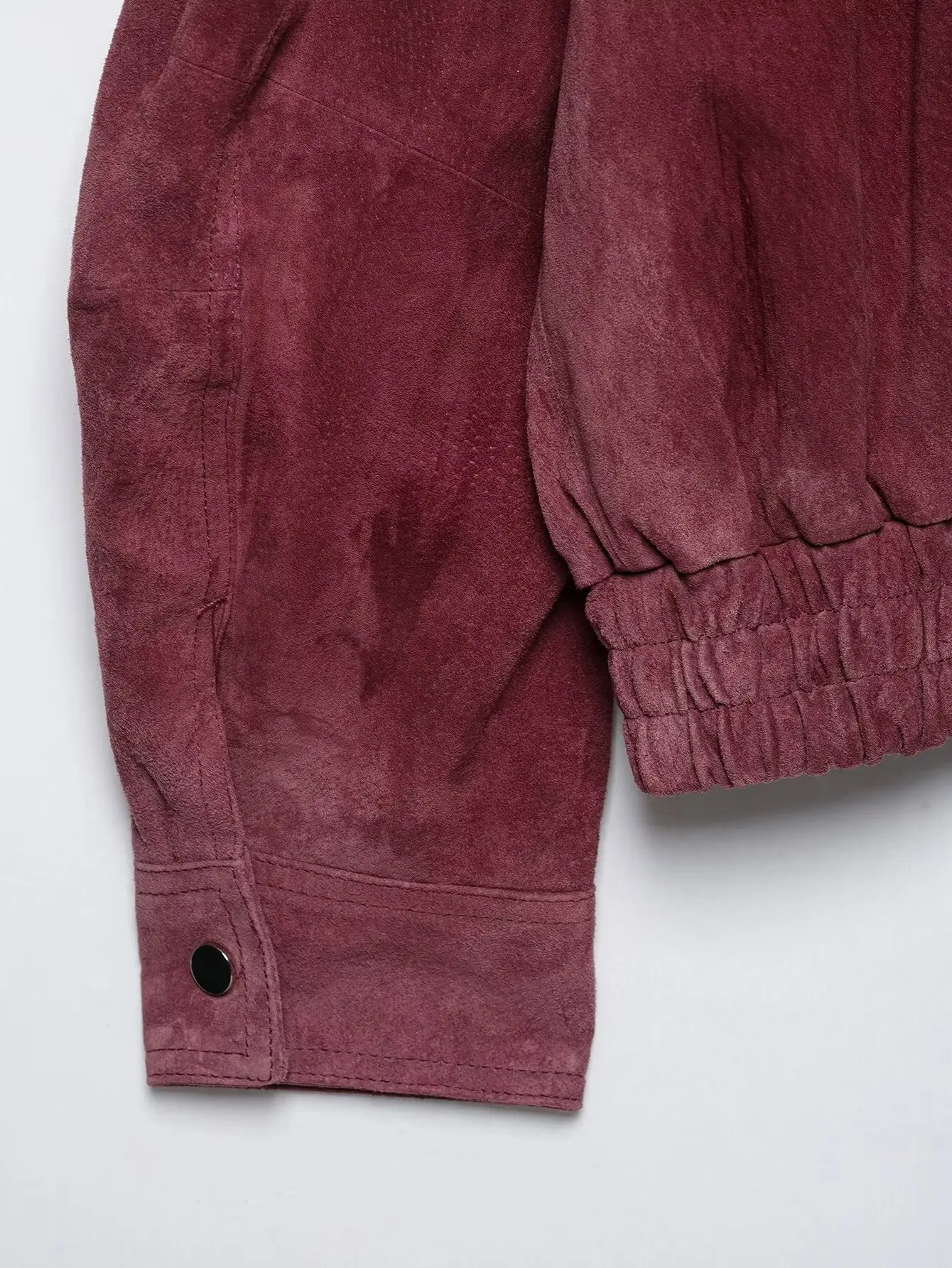 High-Street Damen Bomberjacke, Modischer Stehkragen, Langarm-Oberbekleidung, Herbst/Winter 2026, Reißverschluss, Locker Geschnitten, Lässige Streetwear – Detail 6