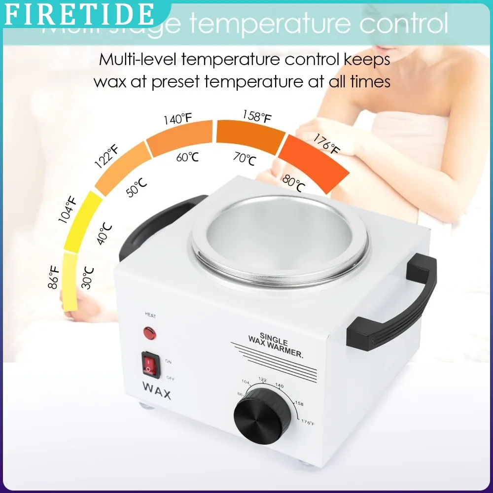 

Single Pot Wax Warmer Power Tool Professional Electric Wax Heater Machine Equipment with Adjustable Temperature Set
