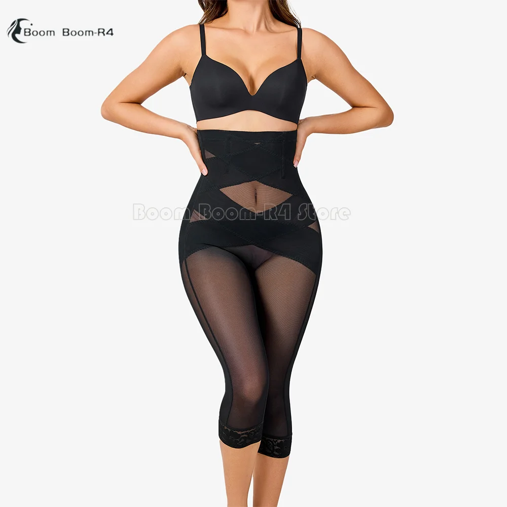 

Women Shiny Sheer Pants Smooth Tights Comfortable High Waist Shorts Tummy Control Butt Lifter Body Sculpting Invisible Shapewear