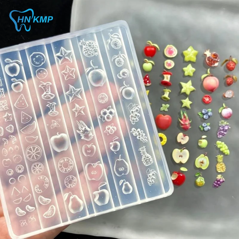 Silicone Nail Art Mold DIY Beach Shell Conch Starfish Pattern 3D Nail Art Decor Carving Template Mold
