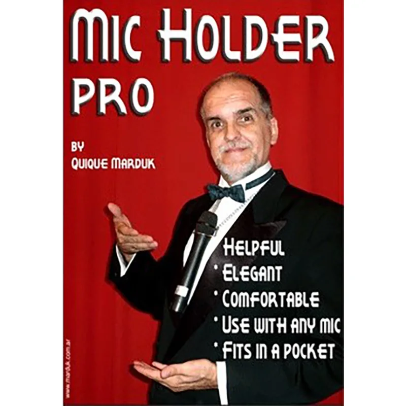 Pro Mic Holder Magic Tricks Magica Accessories For Stage Street Bar Illusions Gimmick Comedy Easy to do Use With Any Mic