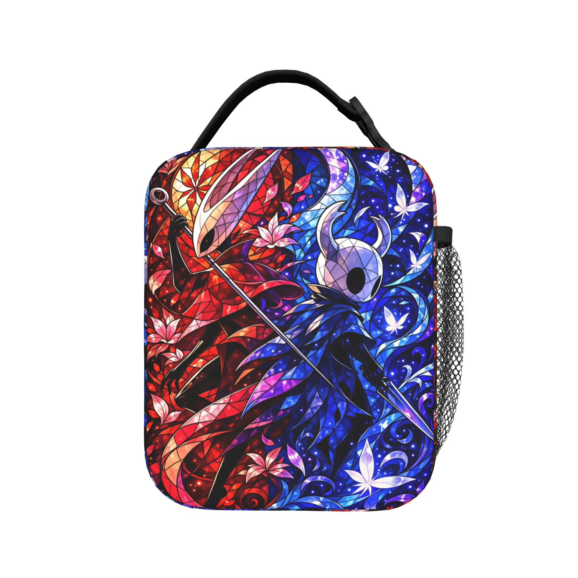 Hornet Hollow Knight Silksong  Lunch Bag Fashion School Lunch Box Print Portable Zipper Thermal Lunch Bags