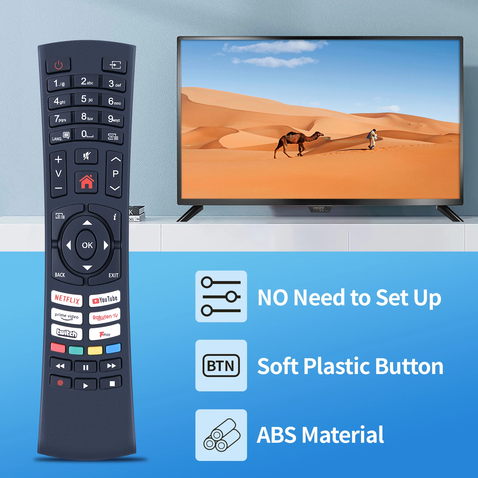 جهاز تحكم عن بعد للتلفاز ، فيستل بوش ، LED ، QLED ، تلفاز ذكي ، DLED40FHDS ، QLED50UHDS ، QLED55UHDS ، QLED43UHDS ، DLED32HDDVD ، RC4591P
