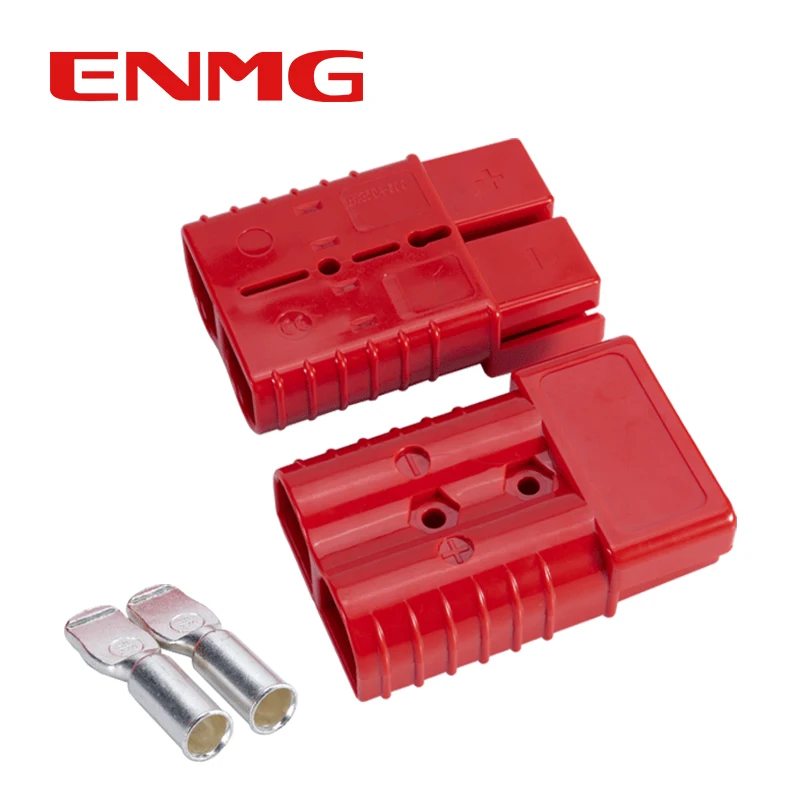 ENMG50A Power Connector Plug-Forklift Battery Charging Socket with Silver-Plated Copper Terminals Industrial PlugStorage Battery