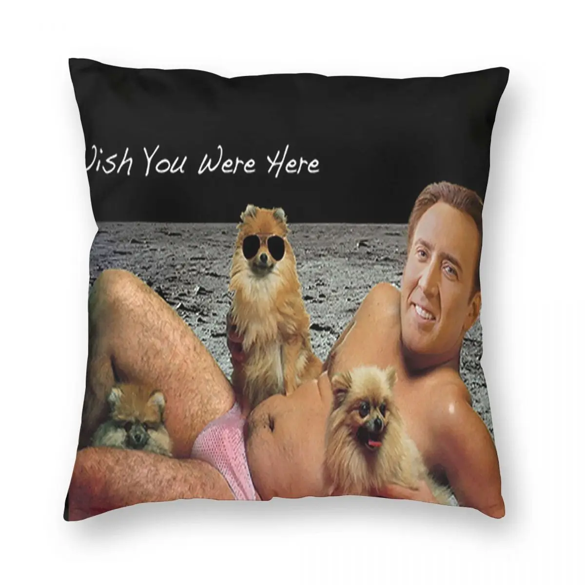 

Nick Cage Pillowcase Square Pillowcase Cushion Cover Decorative Pillow Case Throw Pillow Cover for Home Bedroom Car