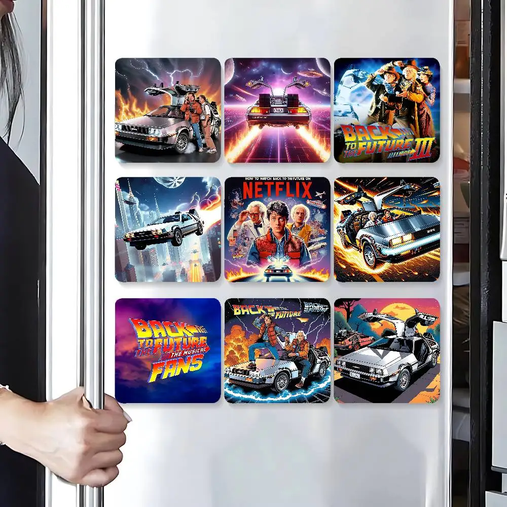 Back To The Future Refrigerator Magnets Cute Cartoon Magnetic Personality Decorations Creative Gifts