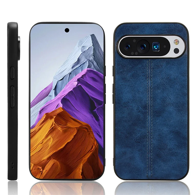 Für Google Pixel Pro Fall Stitching Pu Leder Google Pixel Pro PC Hard Back Protection Telefon Cover Fund