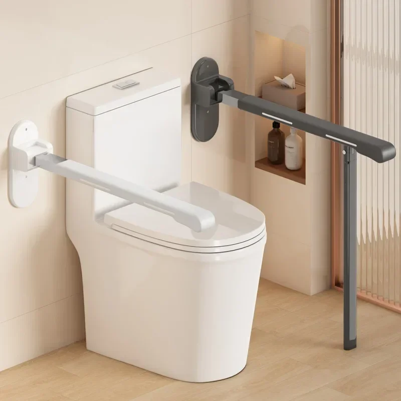 

High Quality Fold Up Device Bathroom Old Man Toilet Safety Rails Home Toilet Support Bar Pregnant Woman