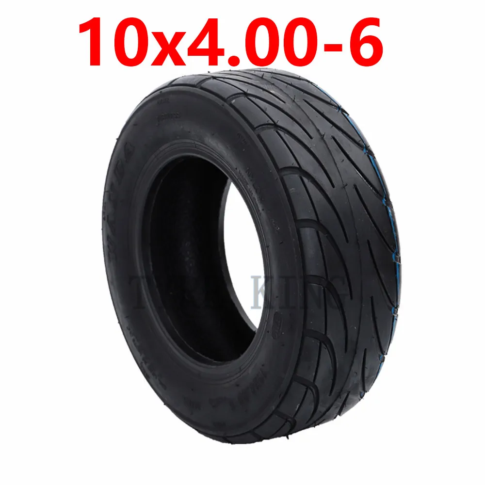 High Quality 10x4.00-6 Vacuum Tire 10 Inch Tubeless Wanda Tyre  for Electric Scooter Parts