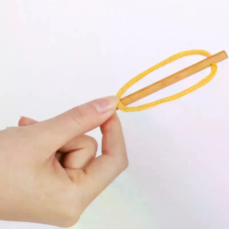 عصا الذكاء لتدريب الدماغ، عصا سحرية مع حبل وحلقة معدنية، لعبة ألغاز تعليمية، لعبة تدريب الدماغ للتطوير المعرفي #3