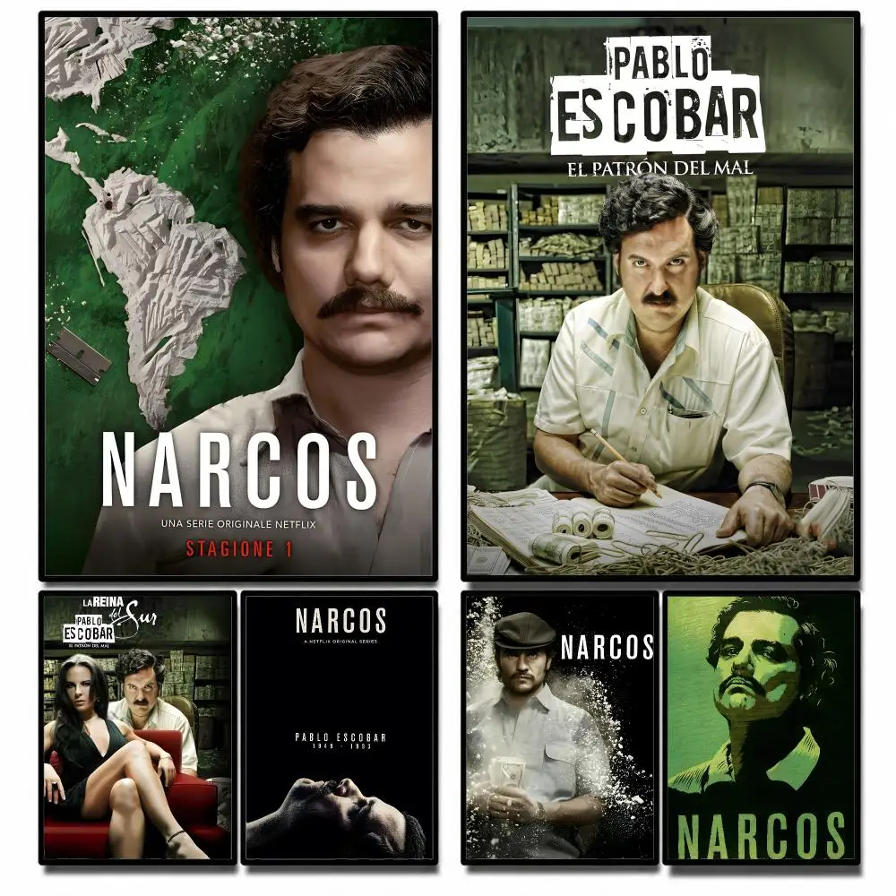 TV Series Narcos Pablo Escobar Poster High-definition  stickers, suitable for bedroom, living room, home decoration