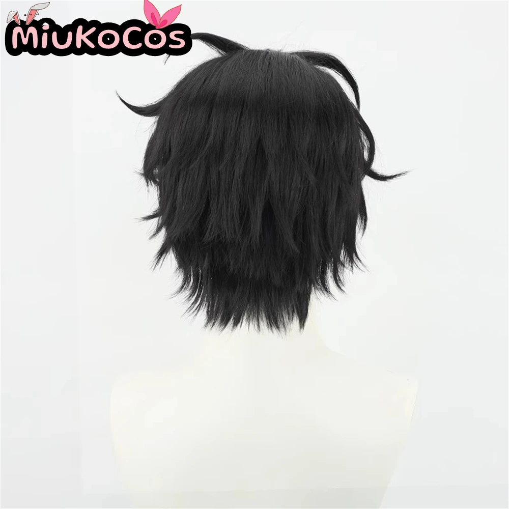 متوفر في المخزون Kou Yamori Akira Asai شعر مستعار تأثيري MiukoCosplay أنيمي نداء الليل تأثيري #4