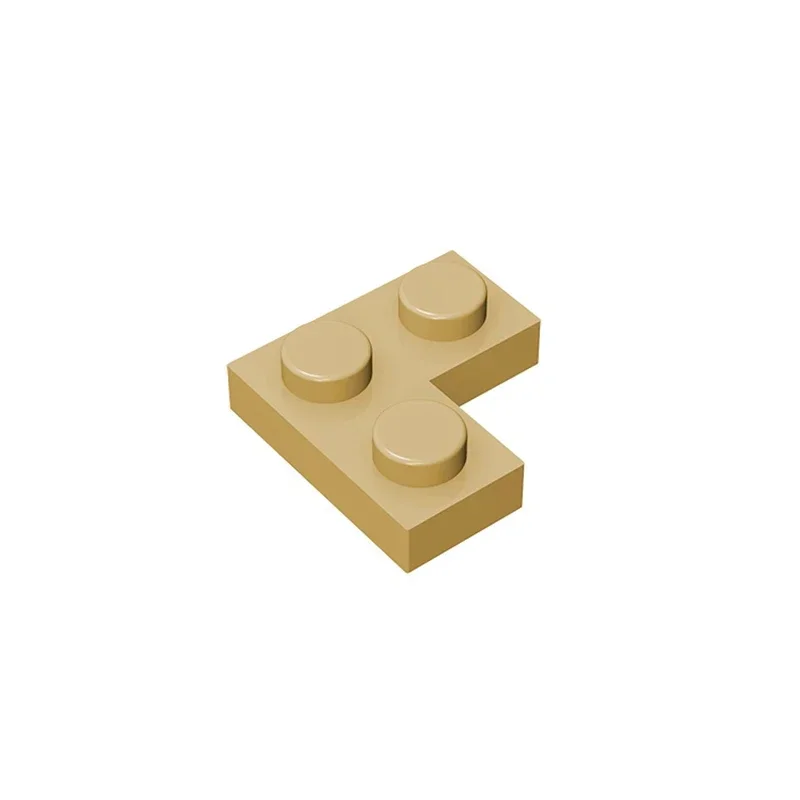 Gobricks 1 Pcs MOC 2x2 มุมแผ่นอิฐเข้ากันได้กับ 63325 2420 ชุดชิ้นส่วนอาคารเด็กประกอบปริศนาของเล่น