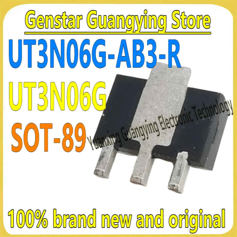 (10 pieces) UT3N06G-AB3-R UT3N06G SOT-89 3A 60V N-channel MOSFET Field-effect transistor 100% brand new