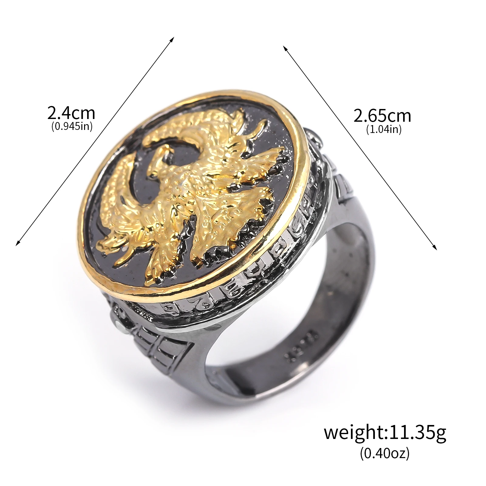 Movie Dune Leto Atreides Signet Ring Vintage Finger Rings for Women Men Cosplay Jewelry