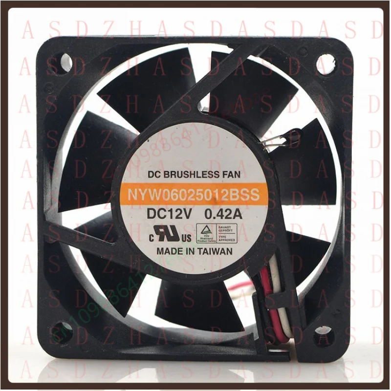 Z  1PC for Y.S.TECH NYW06025012BSS DC12V 0.42A 4pin cooling fan 60*25MM