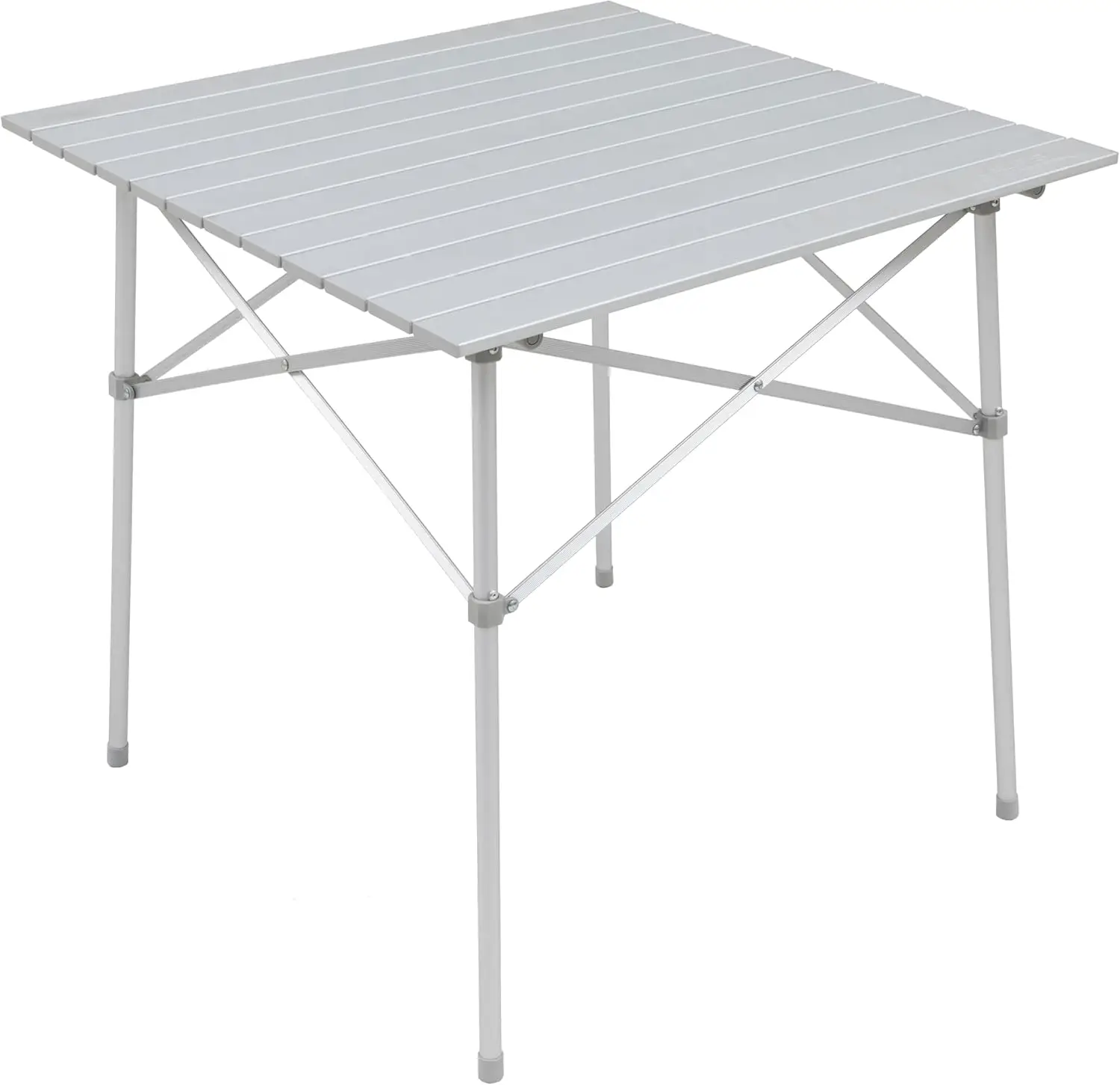 

Aluminum Roll-Top Camp Table with Fast Setup and Compact Storage