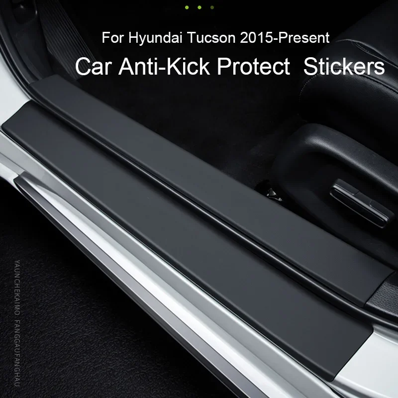 

Car B-Pillar For HYUNDAI TUCSON 2015-Present Door Anti-Kicks Protect Pad Auto Trunk Anti-Dirty Scratch Resistant Accessories