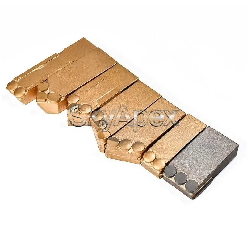Industrial 1PC Composite Insert Alloy Tooth PDC Combined Reaming Cutter Head Tooth Well Drilling Bit Welding Material Tool