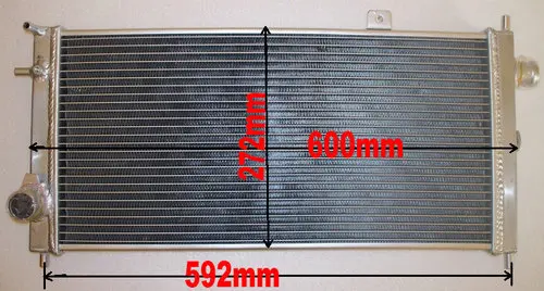 2ROW FOR Opel Vauxhall Nova GTE GSi 2.0 16v Turbo Alloy Aluminum Radiator