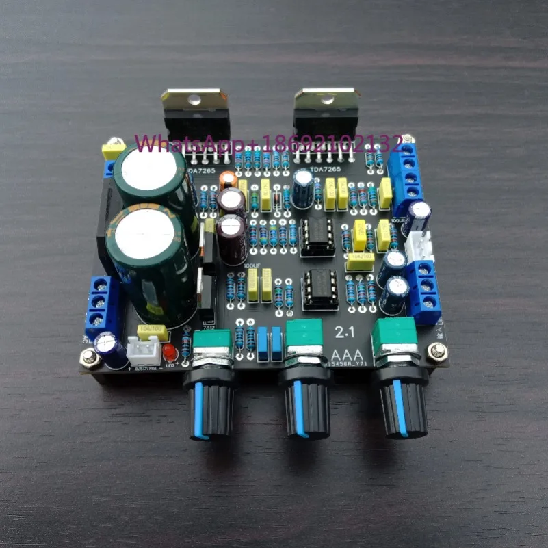 TDA7265 Three-channel 2.1 Power Amplifier Board 2.0 Subwoofer Finished Board LM1875TDA2030LM1876