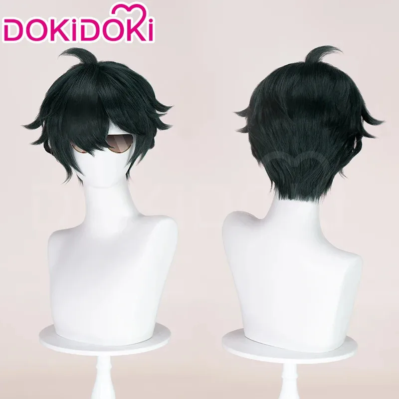 أخف شعر مستعار لعبة Zenless منطقة صفر تأثيري DokiDoki الرجال 32 سنتيمتر الشعر القصير ZZZ أبناء كاليدون أخف شعر مستعار تأثيري