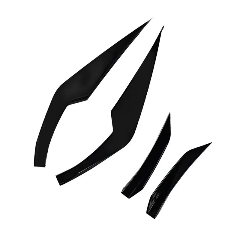 Строгий 4 шт. передний бампер, нож для ветра, канавки, боковые накладки вентиляционного отверстия для BMW M3 M4 G80 G81 G82 G83 2021-2024