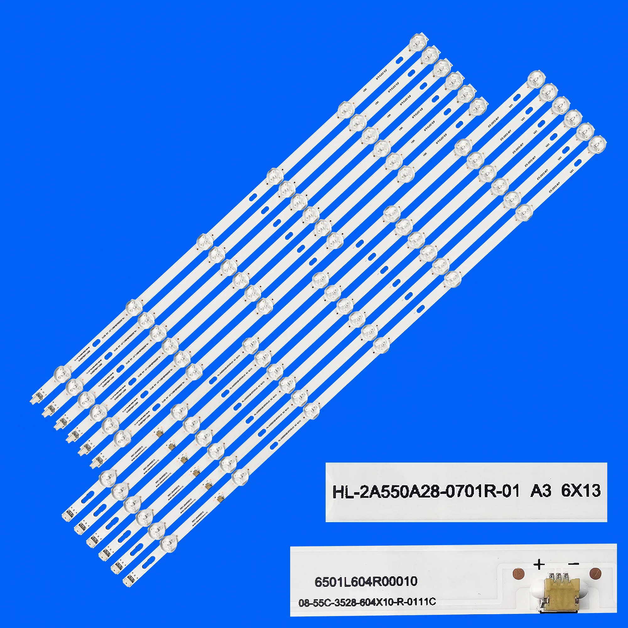 LED Backlight Strip For SN055LD12AT071 SN055LD12AT071-S2F 55FS10 55DF4030  LED-55D1DT2 HL-2A550A28-0601L-01 A5