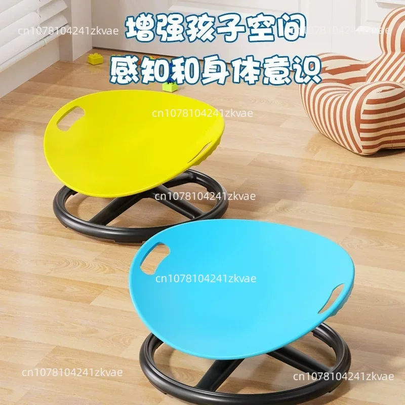 Ergonomic Swivel Sensory Chair - Eggshell Design, Anti-Slip Base & Durable Plastic. Manual Use, No Electricity Needed.
