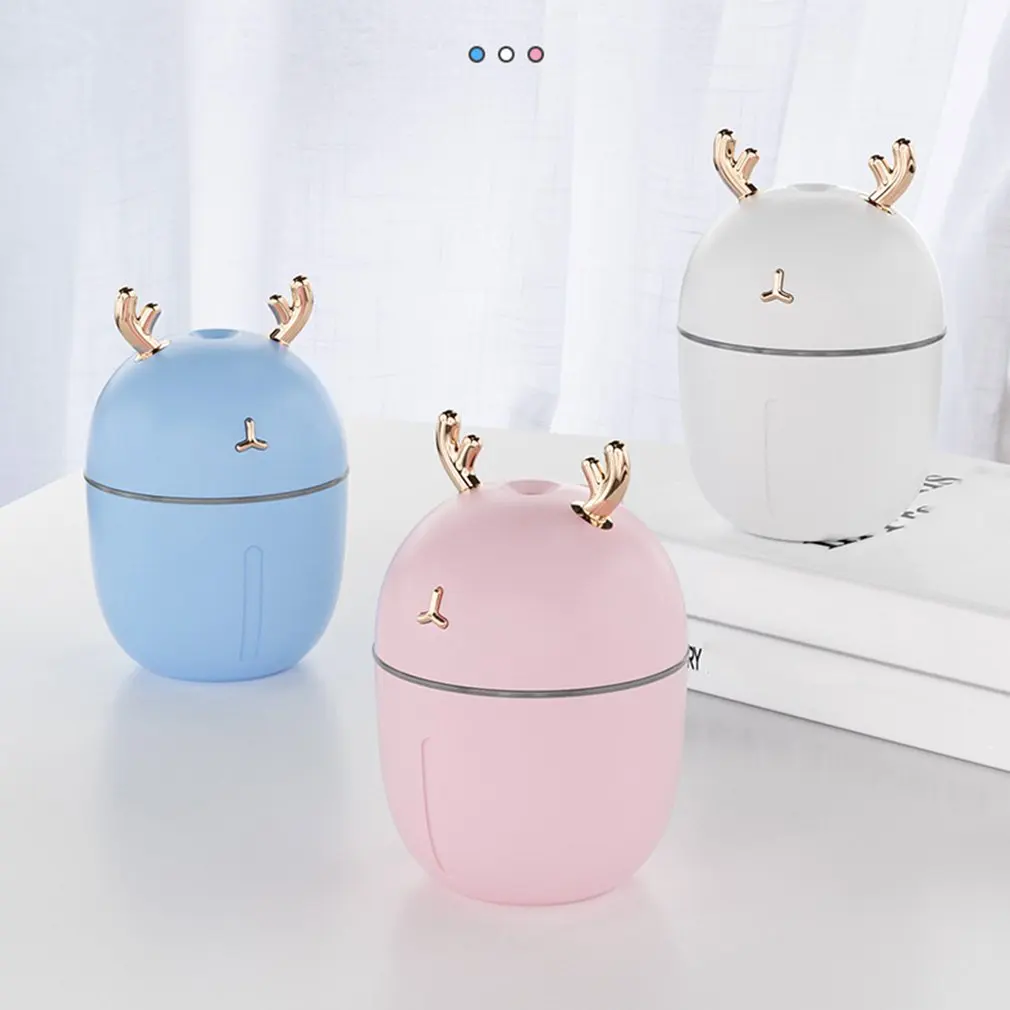 Cute USB Humidifier Household Silent Aromatherapy Machine Large Capacity Bedroom Office Desk Humidifier