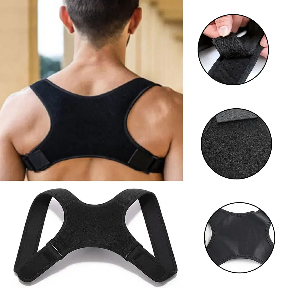

Adjustable Back Posture Corrector Neck Back Support Belt Spine Shoulder Brace Support Belts Adult Invisible Hunchback Belts