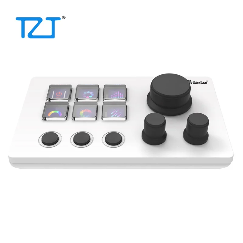 TZT MiraBox Mbox N3E Stream Deck 6-Key Visual Keyboard Wired