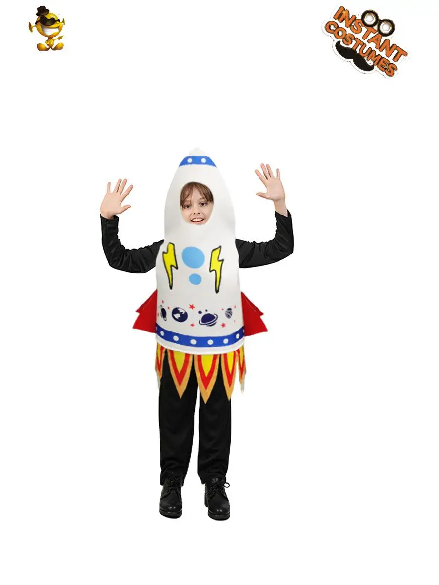 

loween Roet Cosplay Costume Children's Role-plang Stage Performance Suit Boy's Big Size Roet Outfit for Kids