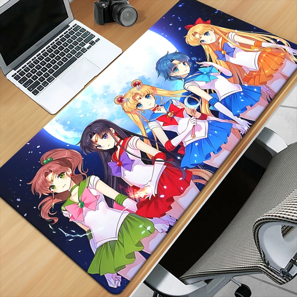 Large Mousepad XXL Female warrior  Pad Keyboard Gaming Accessories Mouse Mats Game Office Computer PC Gamer Laptop Desk Mat