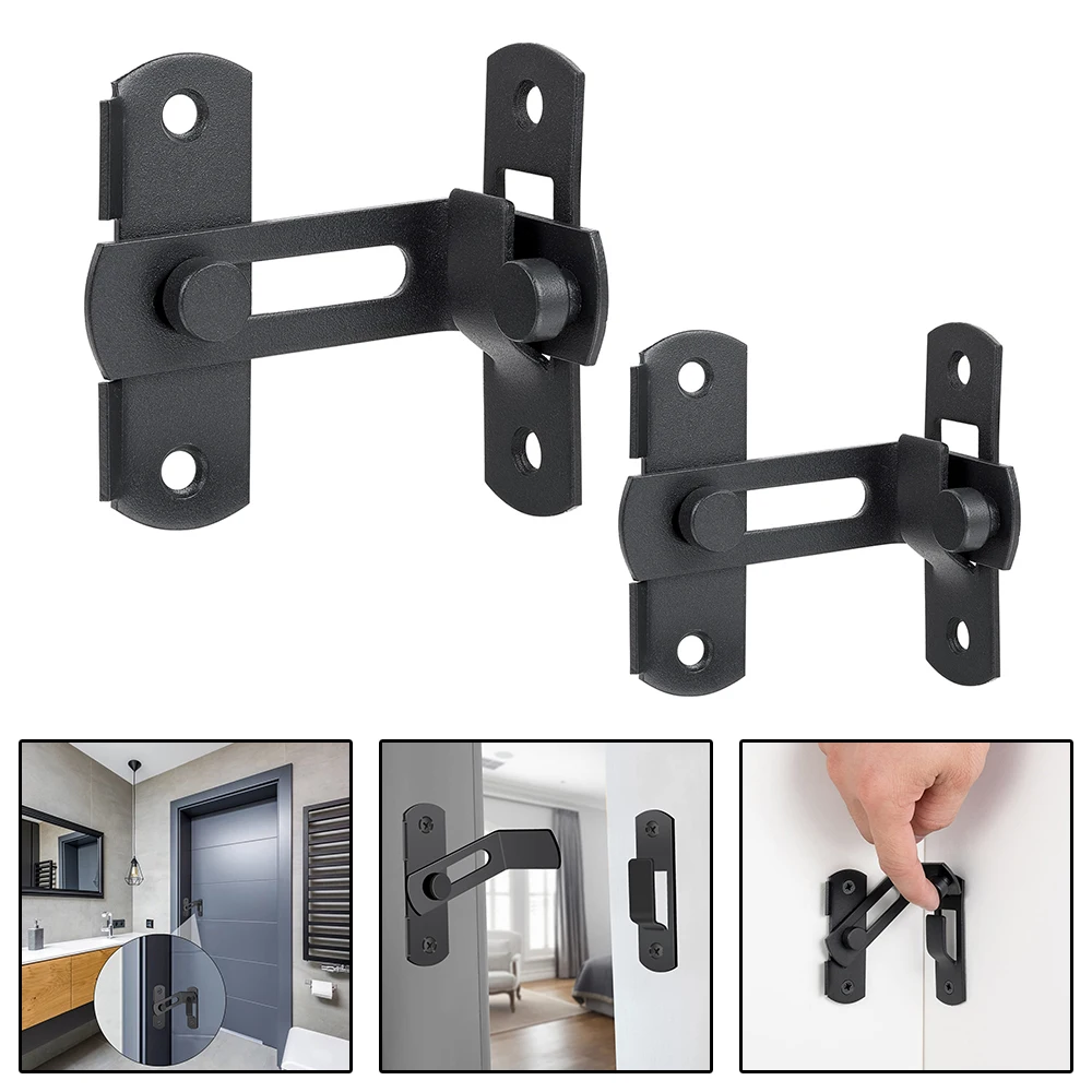 

90 Degree Door Lock Right Angle Latch Stainless Steel Sliding DoorS Latch for House Door Wardrobe Barn