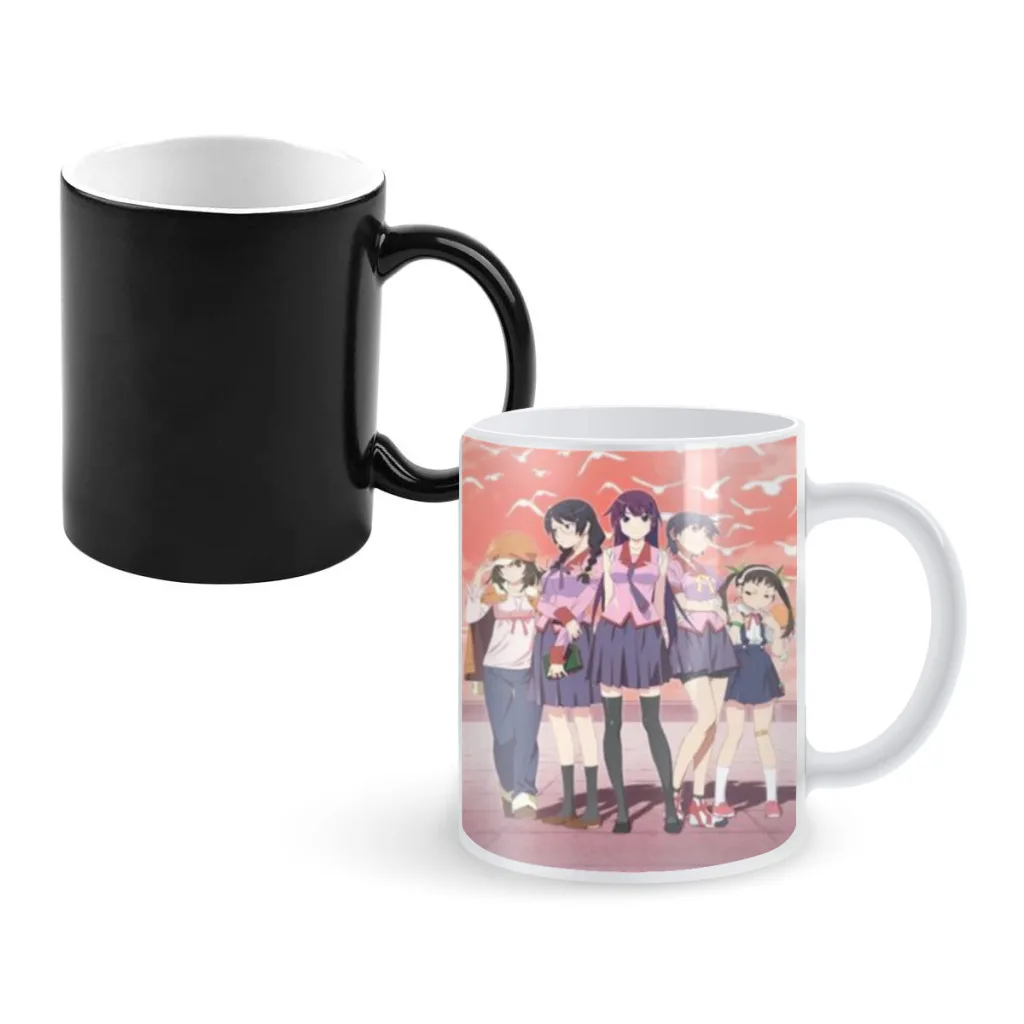 

Monogatari Classic Vintage Creativity Change Color Chang mug Ceramic mug Hot Coffee Cup Breakfast Cup mug Friend Gift