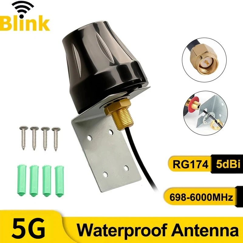 antena-impermeavel-do-armario-da-banda-completa-5g-com-suporte-698-6000mhz-amplificador-ao-ar-livre-amplificador-de-sinal-de-longo-alcance-sma-macho-rg174-3m
