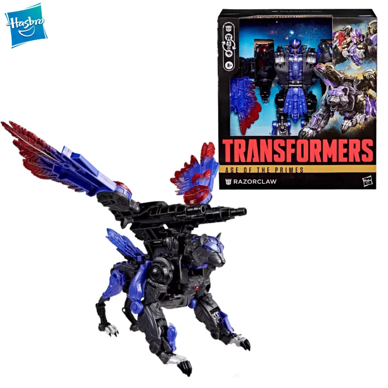 Nuevo Juguete de Transformación Original de Hasbro, Age of The Primes, Razorclaw, Versión U, 18 cm, Líder, Figura de Acción 3C