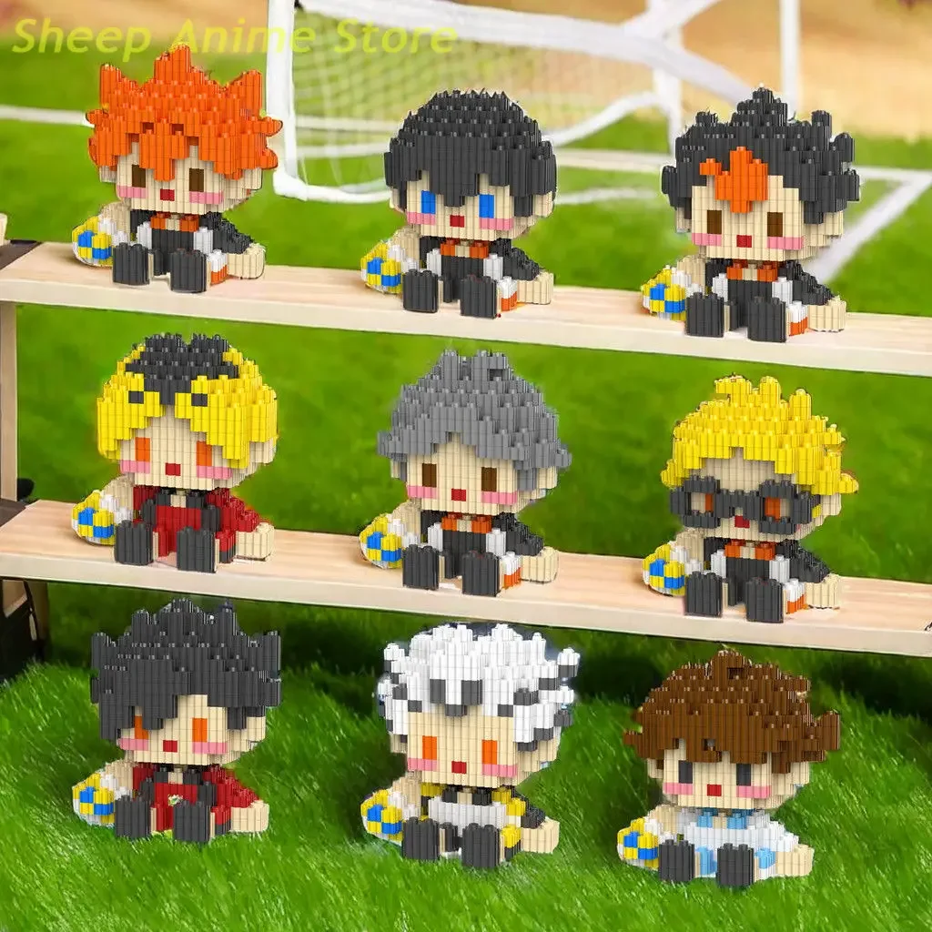 10CM Haikyuus Action Figure Assembly Model Toy Q version Tobio Kageyama Shoyo Hinata Kei Tsukishima Yu Nishinoya VolleyballDolls