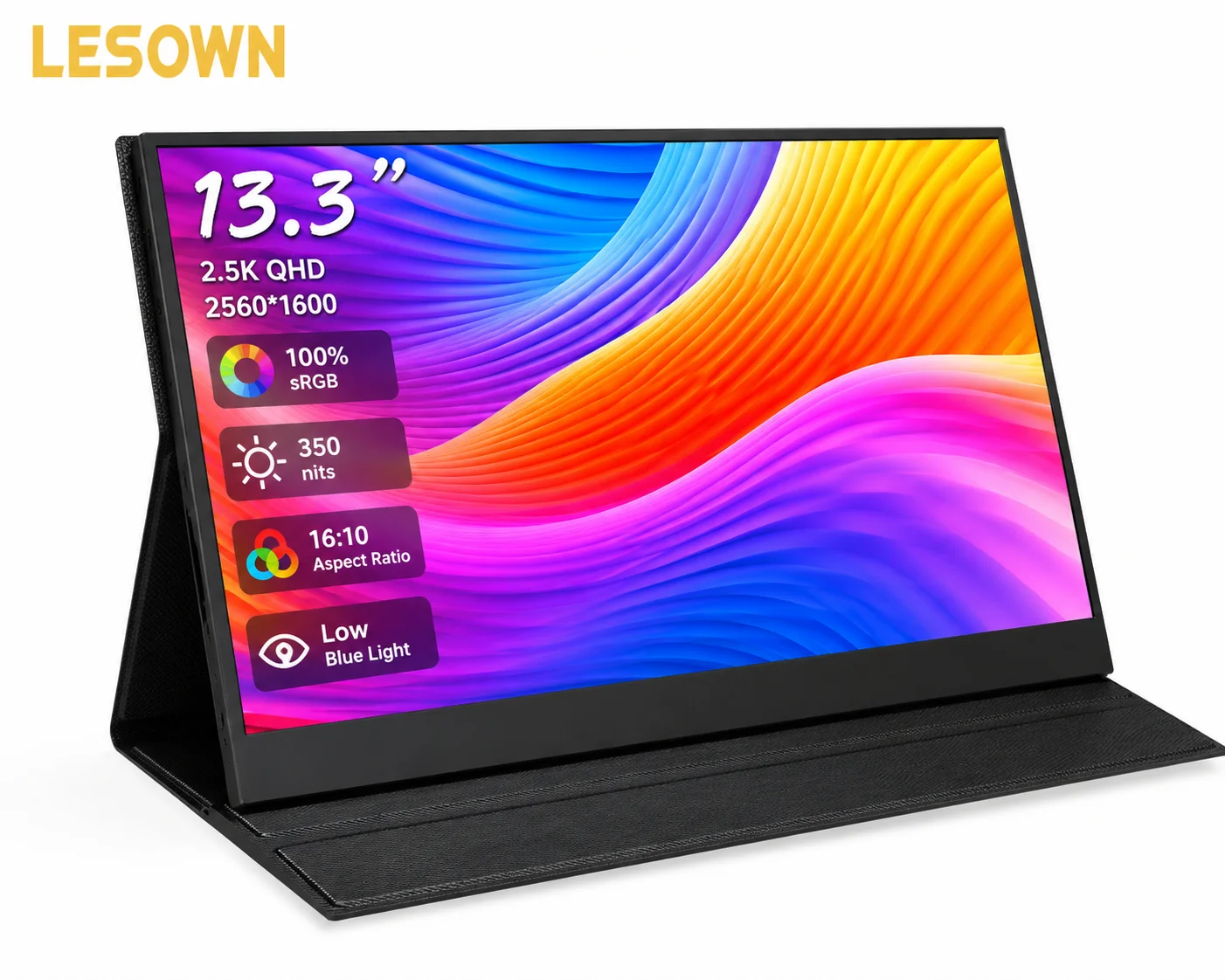 LESOWN High-Res Laptop Extended Screen 13.3