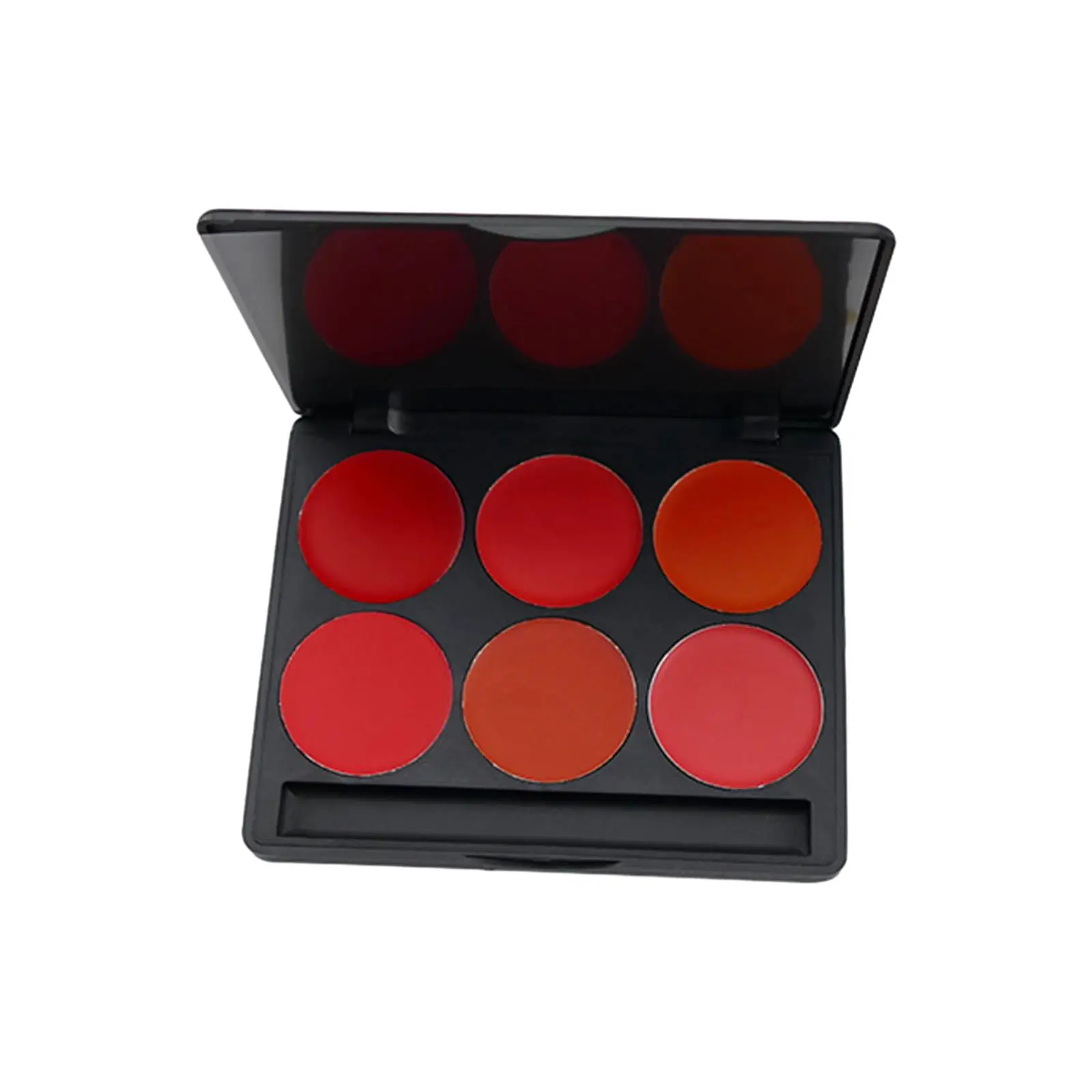 6色リップパレット マットリップスティックセット ポータブルコスメティックキット 女の子用メイクアップビューティー旅行やイベント用