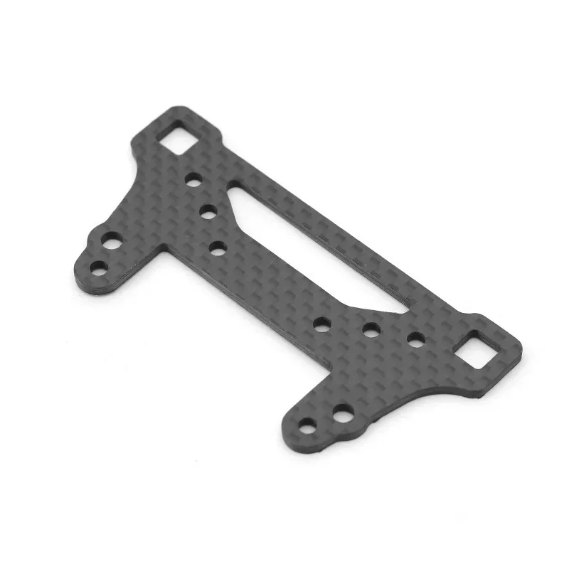 Carbon Fiber Front Shock Absorbers Bumper Fixing Plate For Tamiya TA02/TA-02SW RC Car Upgrade Parts