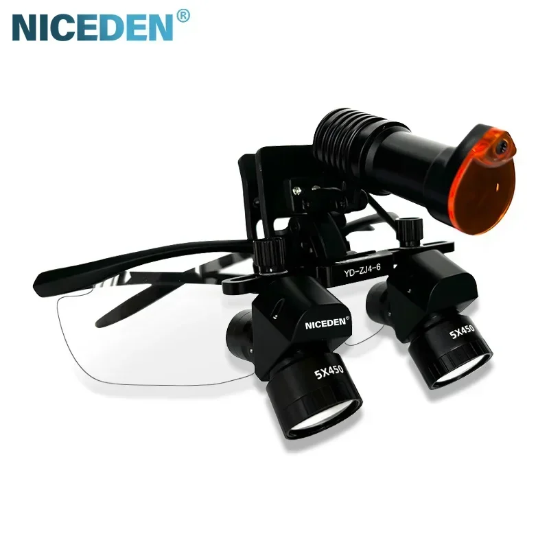 2026 Premium Lo-10315 4X~6X Medical Binocular Magnifier Magnifying Glasses 5W LED